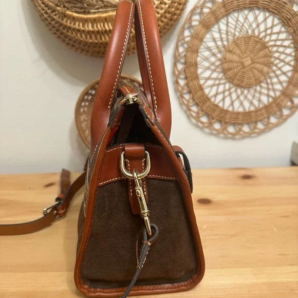 Dooney&Bourke Suede Small Satchel - Picture 4 of 8